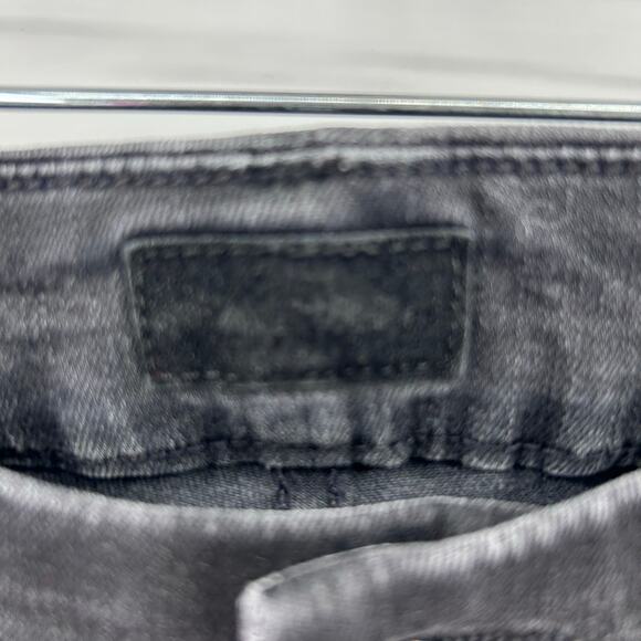 Mother The Looker Ankle Fray Jeans Not Guilty Dark Wash Womens Size 26 - Picture 6 of 13